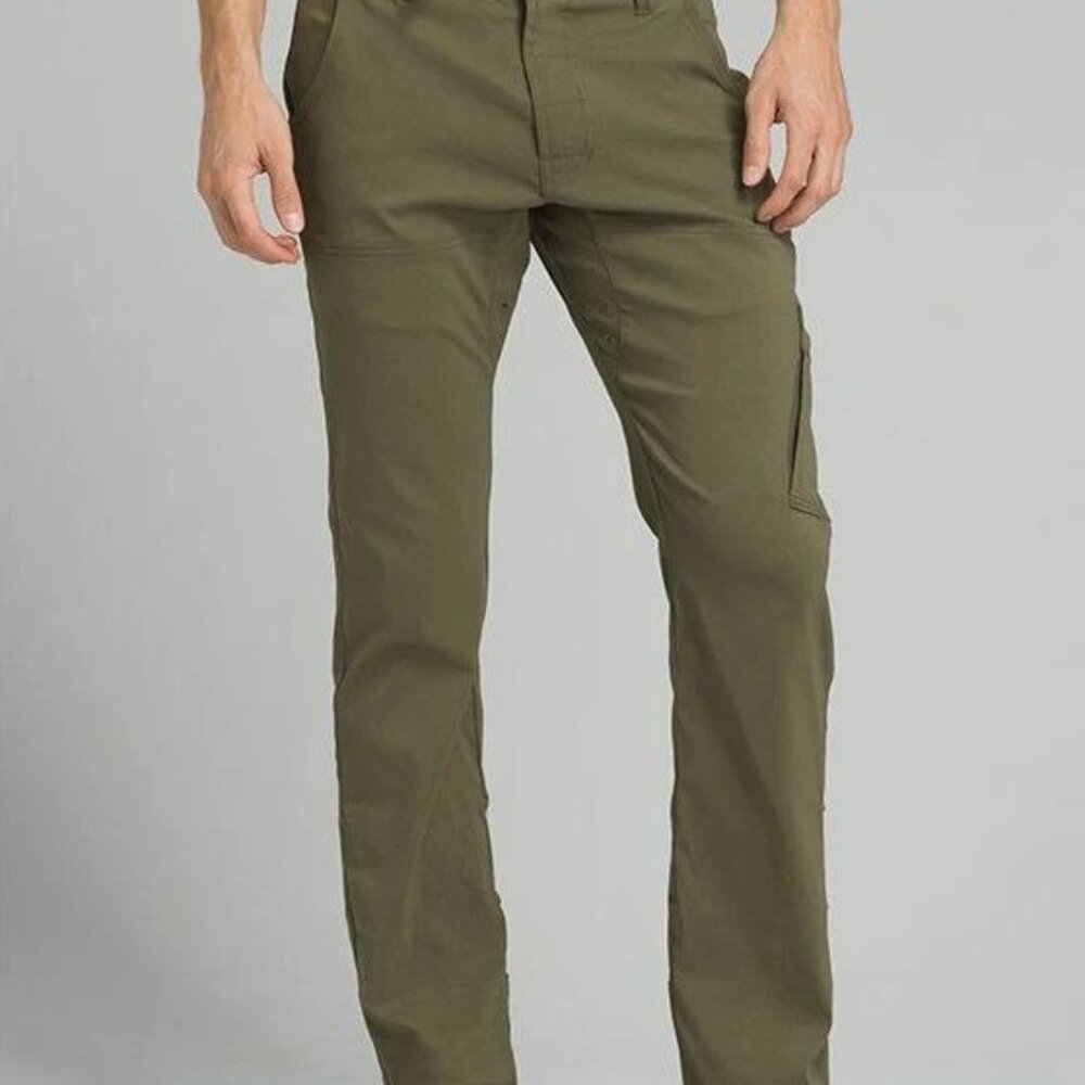 prAna Stretch Zion Pant Men’s 32x32 Nori Green Original Fabric M4ST32116 NWT